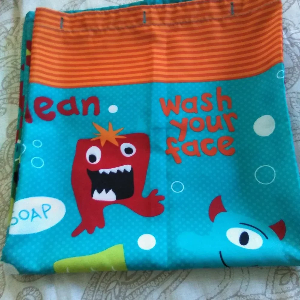 Kids' Monster shower curtain